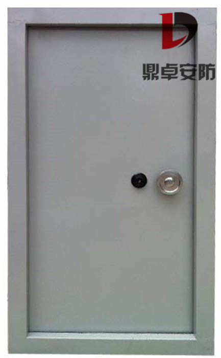 鼎卓公司给重庆工业设备安装厂家防爆门安装完成